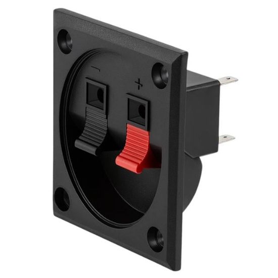 İKİLİ KARE 5.5CMX5.5 CM HOPARLÖR TERMİNALİ (IC-249A) resmi