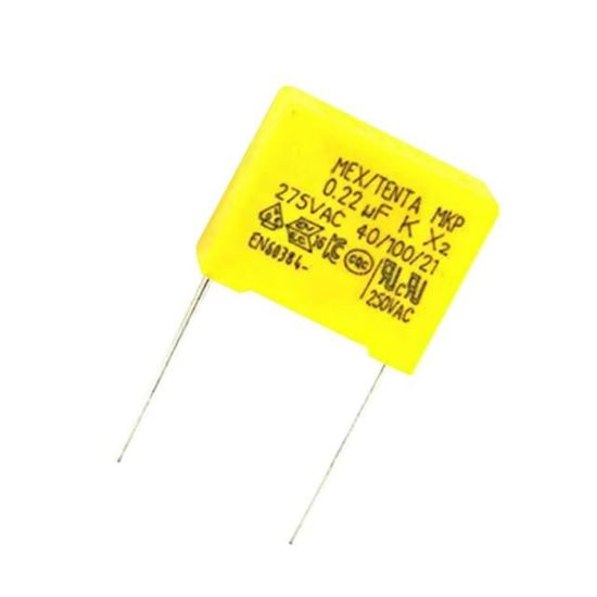 0.22 MF 275 VOLT AC POLYESTER KONDANSATÖR resmi