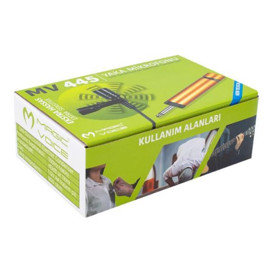 MAGICVOICE MV-445 600 OHM 5 METRE KABLOLU ÇANTALI YAKA MİKROFONU resmi