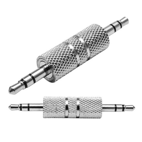 3.5 MM STEREO AUX ERKEK/ERKEK ARA METAL JACK resmi