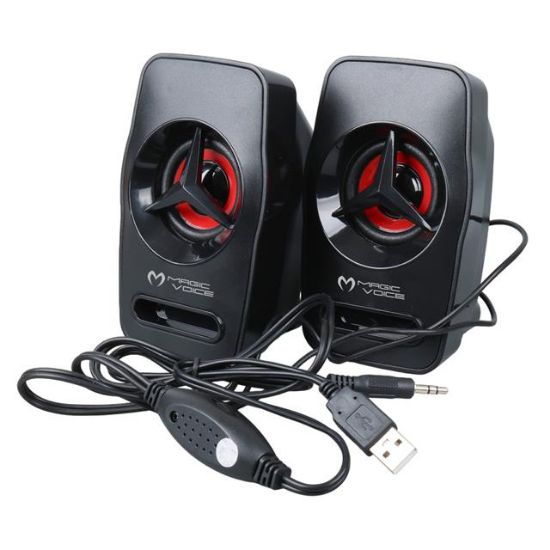 MAGICVOICE T-19 1+1 USB PC MİNİ HOPARLÖR (2X3 WATT) resmi