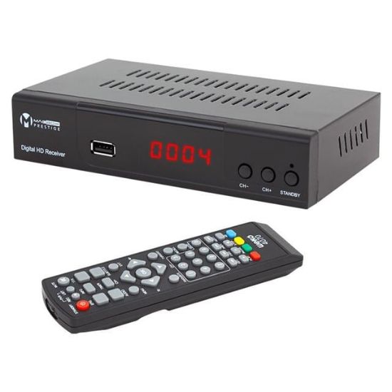 MAGBOX PRESTİGE DVB-T2/C FULL HD YOUTUBELU MİNİ KARASAL UYDU ALICISI (HDMI+SCART) resmi
