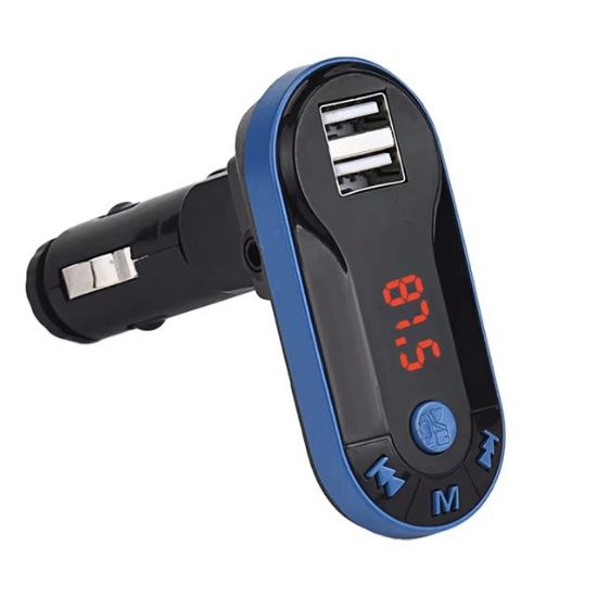 HELLO HL-19683 BT-FM MODULATÖR ÇİFT USB/SD/MP3 12-24 VOLT HAFIZASIZ BLUETOOTH FM TRANSMITTER resmi