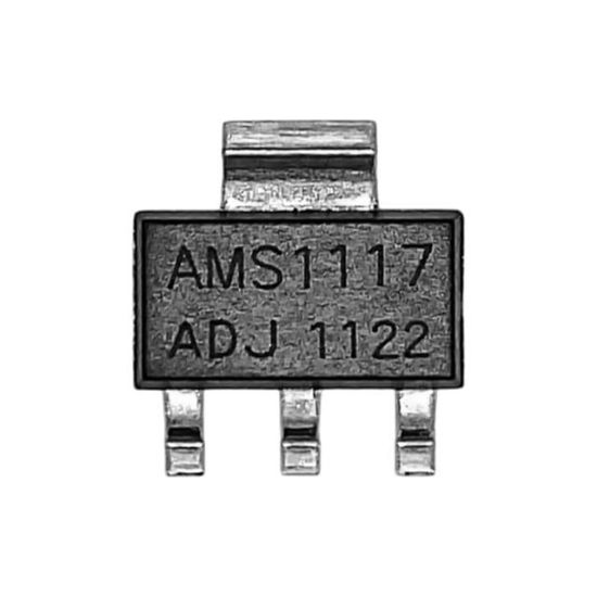 AMS 1117 ADJ SOT223 SMD resmi