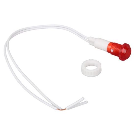 KABLOLU SİNYAL LAMBASI PLASTİK 10 MM XD10-6W (IC-227) resmi