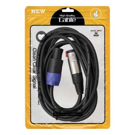 MAGİCVOİCE LD384 SPECON ERKEK - CANON DİŞİ ÇEVİRİCİ 3 METRE KABLO resmi