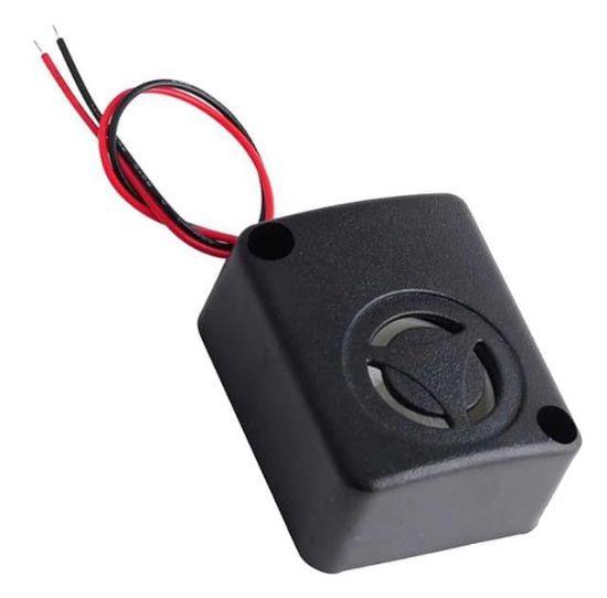 12 VOLT DC DEVRELİ KABLOLU SİREN SES BUZZER IC-221A resmi