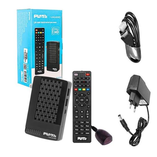 PLATO LEGEND ÇİFT USBLİ TKGSLİ MINI HD UYDU ALICISI resmi