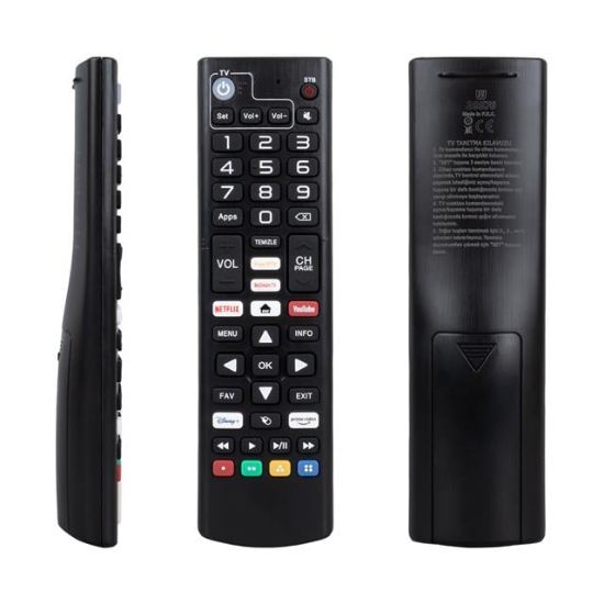 WEKO KR DREAMSTAR ANDROID NETFLIX-YOUTUBE-PRIME VIDEO TUŞLU TV UYUMLU UYDU KUMANDASI resmi