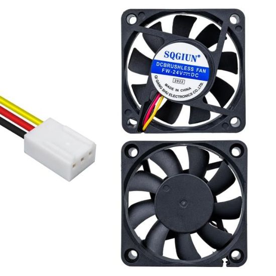 POWERMASTER IC-216A 60X60X15 MM 6X6 24 VOLT DC 0.08 AMPER 3 KABLOLU FAN resmi