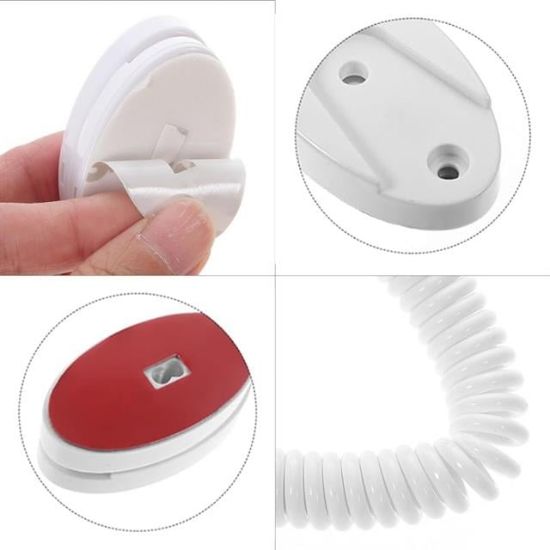 SUNUP YAPIŞKANLI SPİRAL KORDONU KUMANDA TELEFON TUTUCU (OTELLER İÇİN) resmi