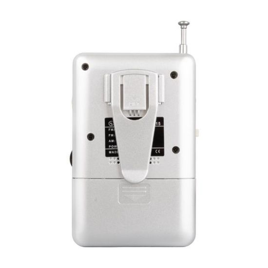 SONIVOX VS-R115 GÜMÜŞ RENK CEP TİPİ ANALOG FM RADYO resmi