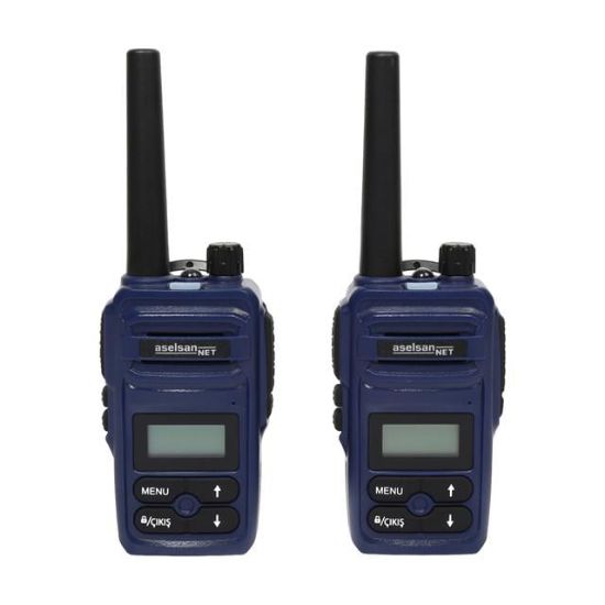 ASELSAN PM-985 PMR PİL VE ŞARJ DAHİL İKİLİ EL TELSİZİ (12 KM)(16 KANAL + 121 ALT KANAL) resmi