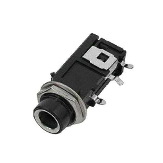 6.3 MM GİTAR JACK STEREO YATAY ŞASE (ZE-1061) resmi