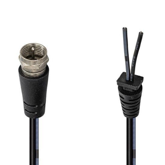 WEKO YERLİ ÜRETİM 1.2 METRE F KONNEKTÖR YEDEK ADAPTÖR KABLOSU resmi