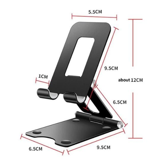 POWERMASTER A30 MASAÜSTÜ METAL TELEFON STAND TUTACAĞI resmi