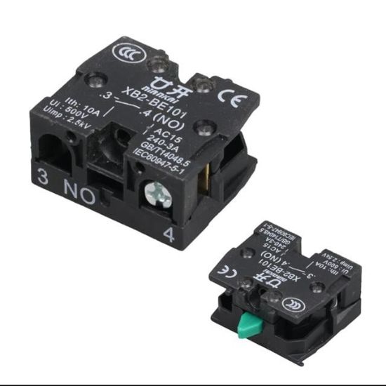 22 MM KONTAK BLOK NO YEŞİL (LAY5-BE101) resmi