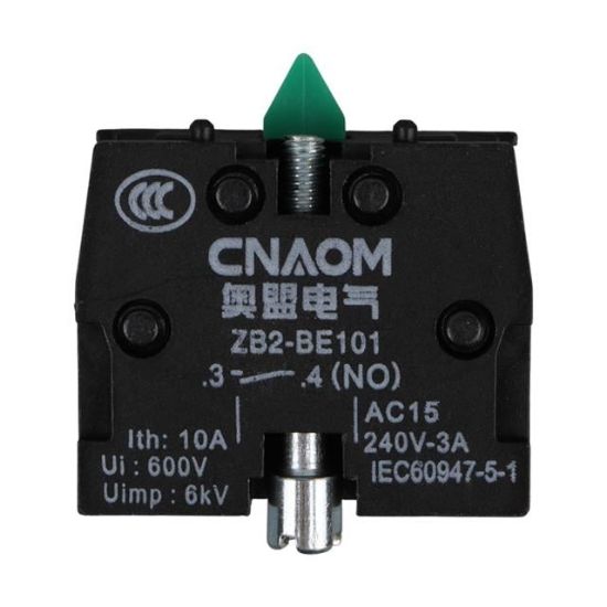 22 MM KONTAK BLOK NO KIRMIZI (LAY5-BE102) resmi