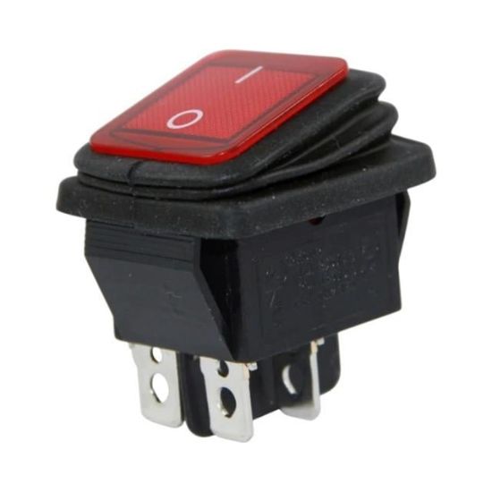 GENİŞ KÖRÜKLÜ IŞIKLI ANAHTAR ON-OFF (IC-104W) resmi