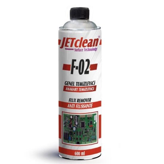 JETCLEAN F-02 600 ML FLUX ANAKART TEMİZLEME SPREY resmi