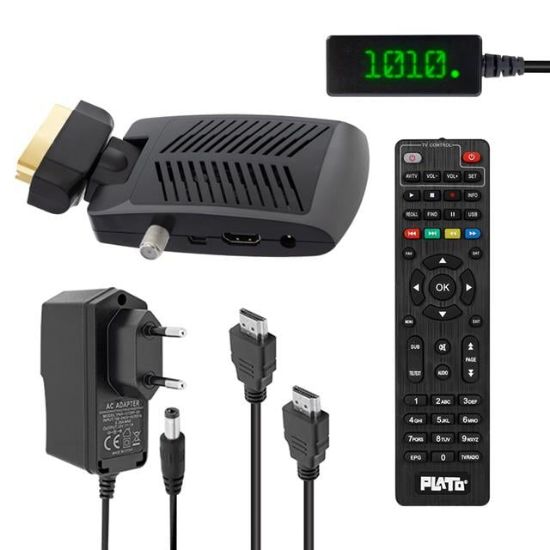 PLATO MULTI MINI SCART HD DISPLAY GÖZLÜ UYDU ALICISI resmi