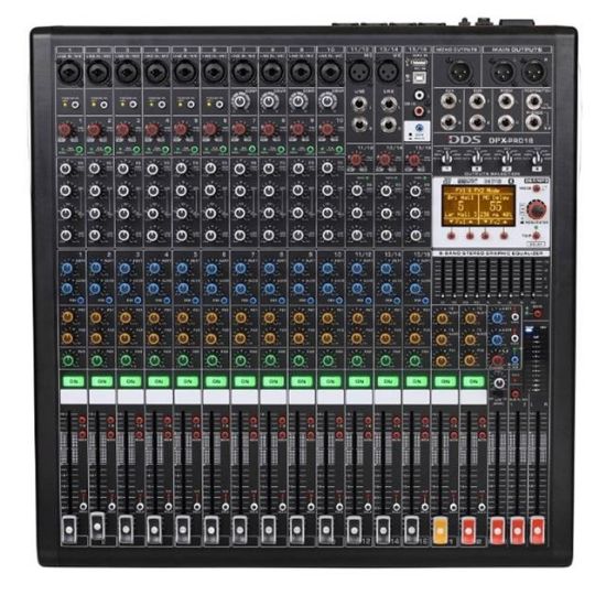 DDS DPX-PRO16 4X1250 WATT 16 KANAL POWER MIXER resmi