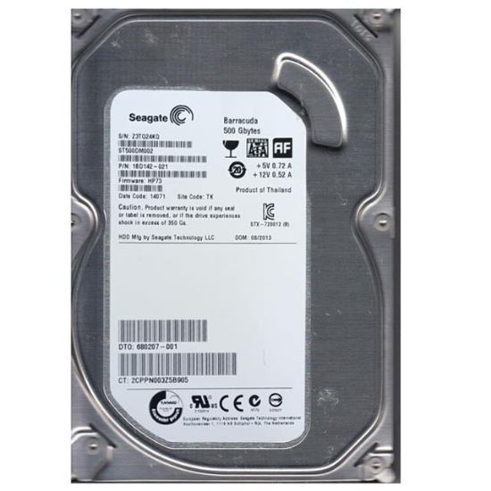 SEAGATE ST500DM002 ST 500 GB SATA HARDDİSK REFRESH resmi