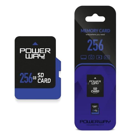 POWERWAY PWR-256 256 GB MICRO SD HAFIZA KARTI resmi