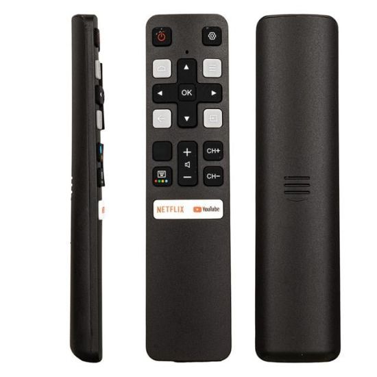 WEKO KL TCL RC 802V FNR1/HTC120 NETFLIX-YOUTUBE TUŞLU SES KOMUTSUZ LCD LED TV KUMANDA resmi