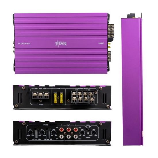 MAGİCVOİCE TITAN-804 4 KANAL MAX 1600 WATT OTO AMFİ-ANFİ resmi