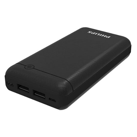 Philips DLP1720 CB 20.000 mAh 2XUSB Port Çıkış TYPE-C Micro-USB Powerbank Hızlı Şarj Slim resmi