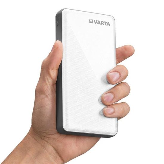 Varta 15.000mAh Led Göstergeli Powerbank 2xUSB Type-C Micro-USB Şarj Girişli resmi