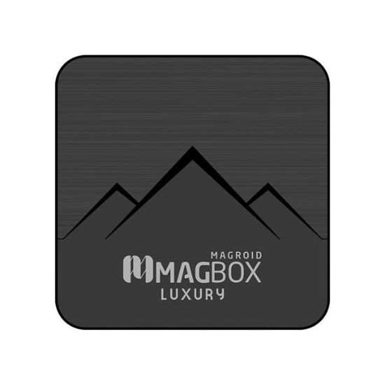 MAGBOX MAGROID LUXURY 32 GB HDD 2 GB RAM BLUETOOTH 5G SES KOMUT KUMANDALI ANDROID TV BOX resmi