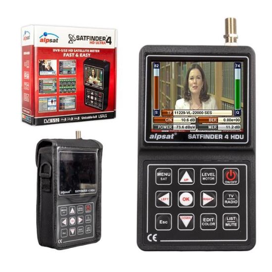 SATFINDER AS04-HDU 4 HD ULTRA 3.5 LCD EKRANLI UYDU YÖN BULUCU resmi