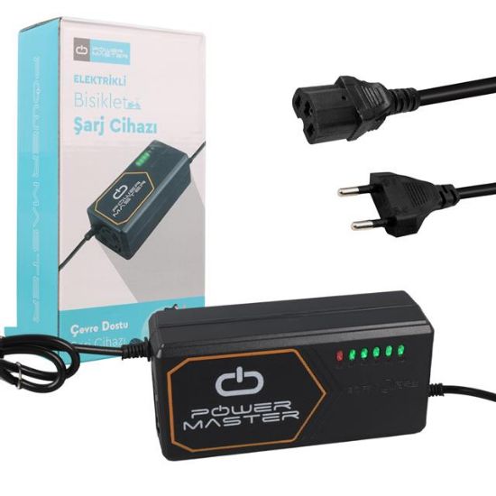 POWERMASTER PM-31125 72 VOLT - 20 AMPER ELEKTRİKLİ BİSİKLET ŞARJ CİHAZI resmi