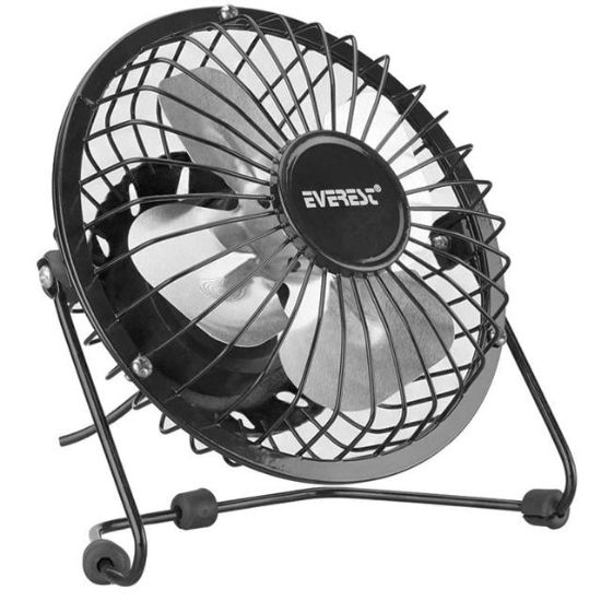 EVEREST EFN-482 MASAÜSTÜ METAL SİYAH FAN resmi