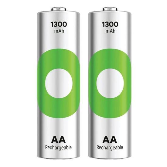 GP RECYKO 1300 MAH R6 AA ŞARJLI 2Lİ KALEM PİL GP130AAHCE-2EB2 (GPRHC132E000) resmi