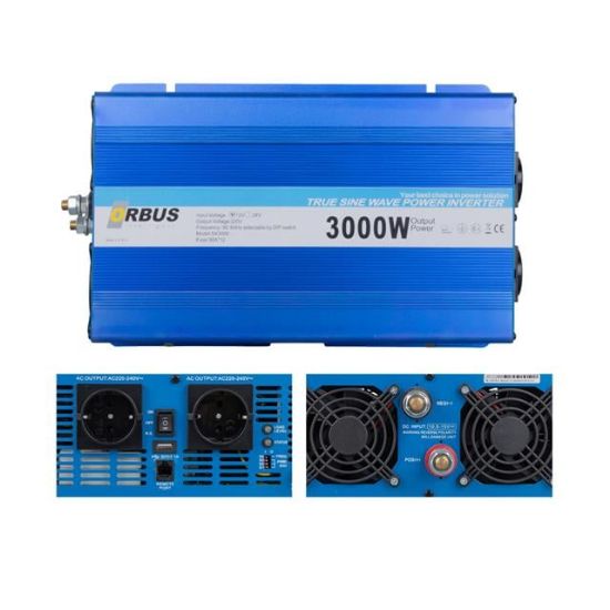 ORBUS 12 VOLT - 3000 WATT INTELLIGENT TAM SINUS INVERTER resmi