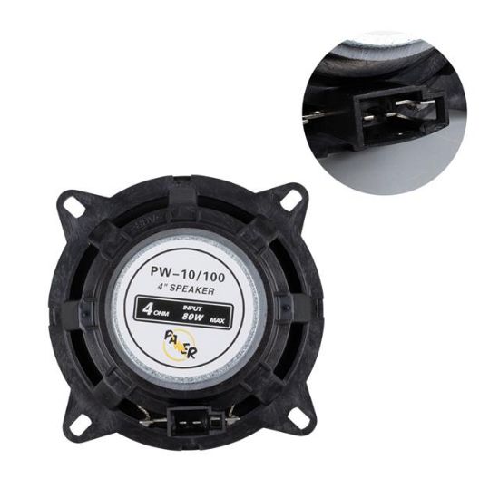 POWERMASTER PW-10/100 4 OHM 80 WATT 10 CM TEKLİ OTO HOPARLÖR resmi