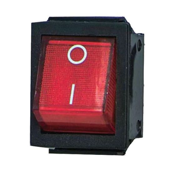 GENİŞ IŞIKLI TEKLİ SOBA ANAHTARI 4 PİNLİ (IC-104) resmi