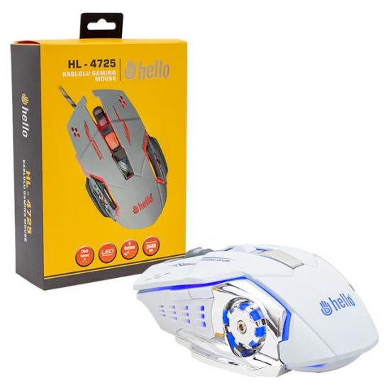 HELLO HL-4725 KABLOLU GAMING MOUSE resmi