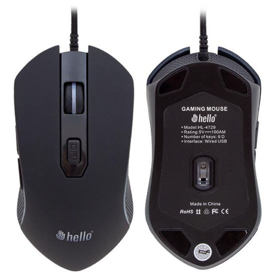 HELLO HL-4729 KABLOLU GAMING MOUSE resmi