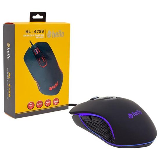 HELLO HL-4729 KABLOLU GAMING MOUSE resmi