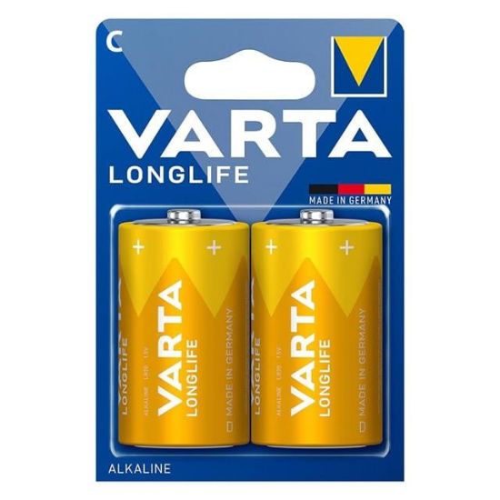 VARTA LONGLIFE POWER ALKALİN ORTA BOY C PİL (2Lİ PAKET FİYATI) resmi