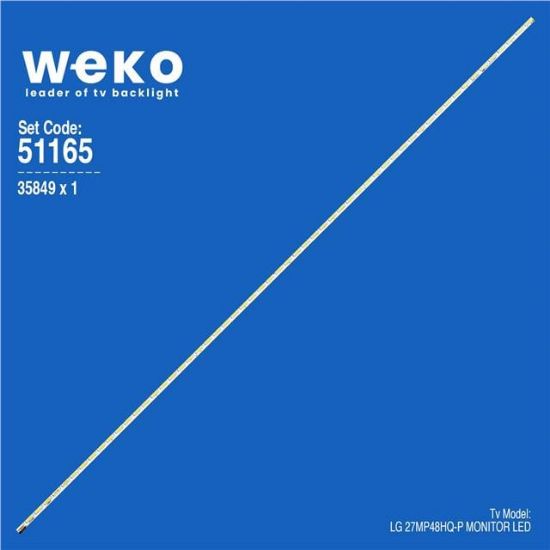WKSET-6165 35849X1 270RBJ REV0.0 - 27MP47 - N2BBC4  1 ADET LED BAR (57LED) resmi