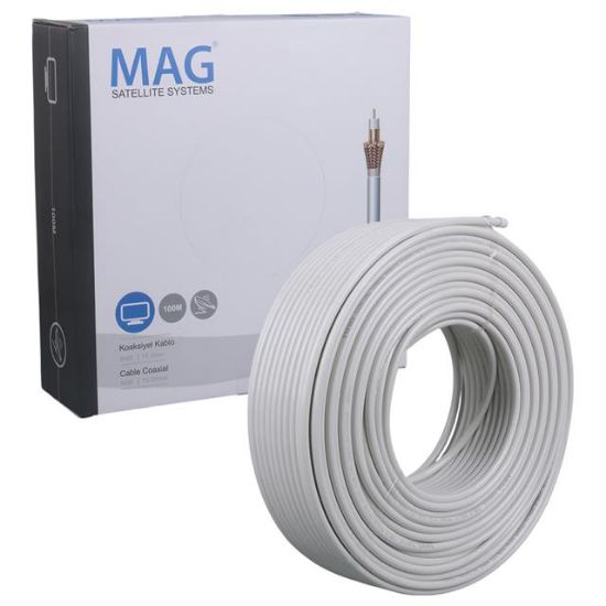 MAG PLATINUM RG6/U4 TRISHIELD 64 TEL ANTEN KABLOSU (100 METRE) resmi