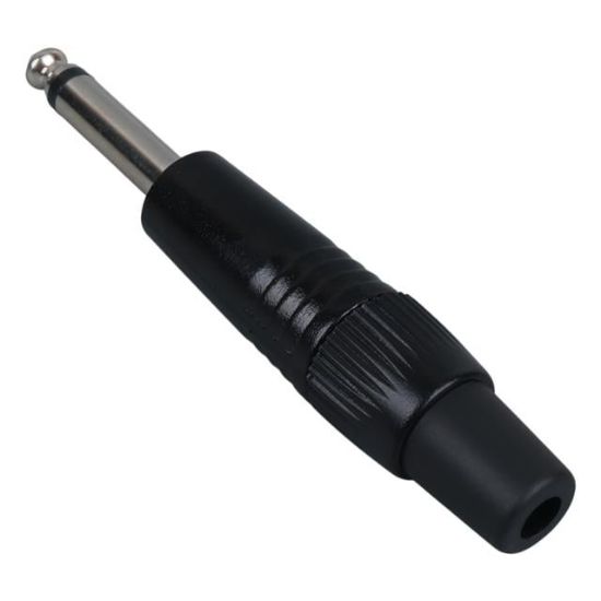 CANON TİPİ METAL NİKEL 6.3 MM MONO GİTAR JACK FİŞ resmi