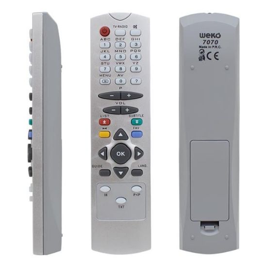 WEKO KR VESTEL TXT-2 4000 KALIP DIGITURK PAUSELİ UYDU KUMANDASI resmi