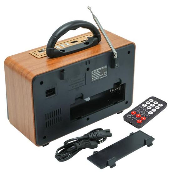 MAGICVOICE MV-115BT USB/SD/FM/BLUETOOTH DESTEKLİ NOSTALJİK RADYO resmi