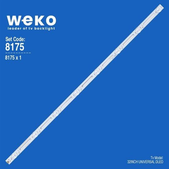 32INCH UNIVERSAL DLED 6V 2W 8 LEDLİ 59 CM 1,8 CM NO:1596 resmi